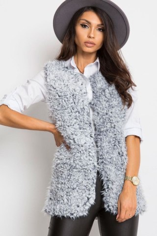 Szara kamizelka damska Bella