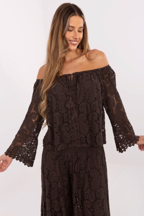 Bluzka Model MI-BZ-88500.79 Dark Brown - Italy Moda