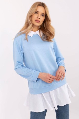 Bluzka Model MI-BZ-A5997.49 Light Blue - Italy Moda