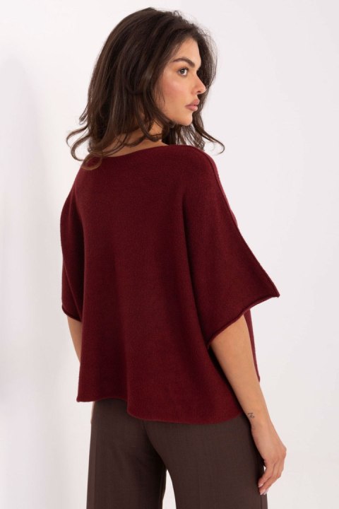 Sweter Damski Model IT-SW-2202.52 Bordo - Italy Moda