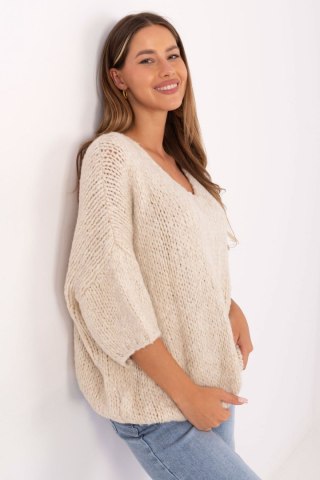 Sweter Damski Model IT-SW-7703.70 Light Beige - Italy Moda