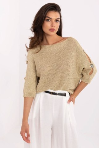 Sweter Damski Model MI-SW-1604.85 Gold - Italy Moda