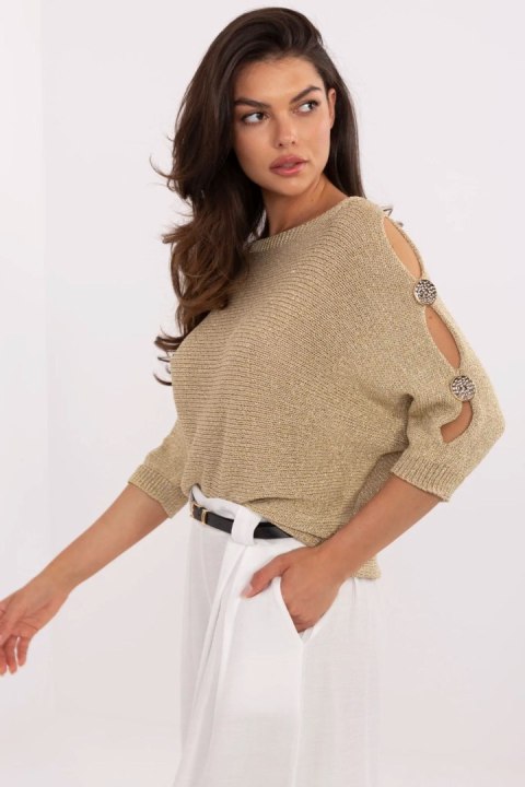 Sweter Damski Model MI-SW-1604.85 Gold - Italy Moda