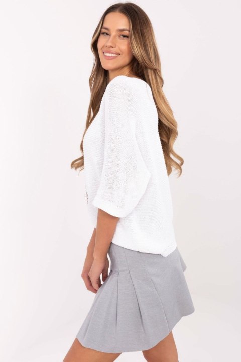 Sweter Damski Model MI-SW-2102.14 Ecru - Italy Moda