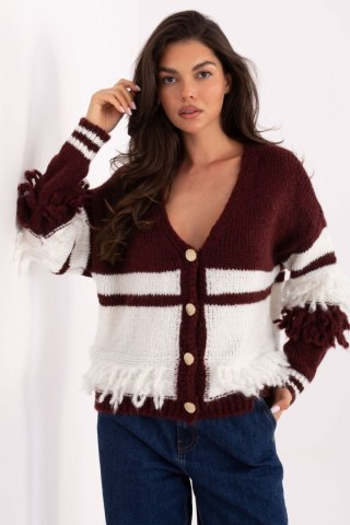 Sweter Damski Model MI-SW-3211.31 Bordo - Italy Moda