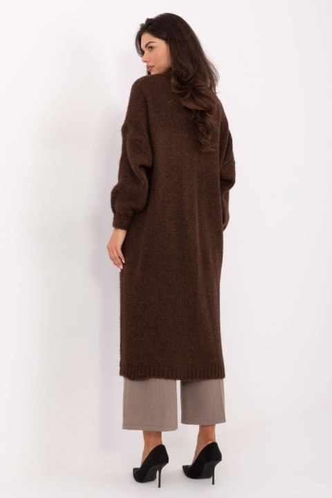 Sweter Kardigan Model MI-SW-WM6155.82 Dark Brown - Italy Moda