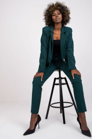 Marynarka w kolorze ciemnozielonym