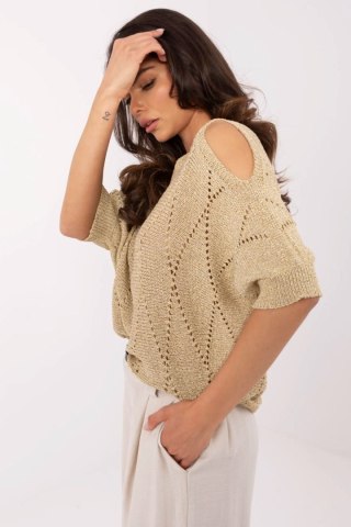 Sweter Damski Model MI-SW-1605.83 Gold - Italy Moda