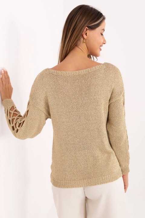 Sweter Damski Model MI-SW-1606.96 Gold - Italy Moda