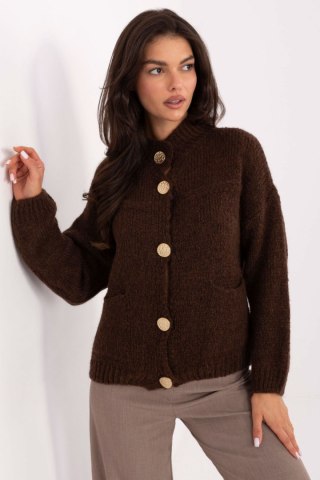 Sweter Damski Model MI-SW-WM218.02 Dark Brown - Italy Moda