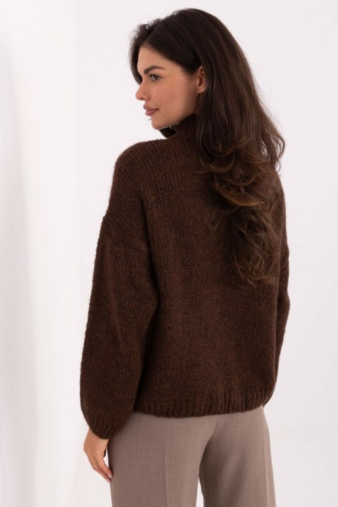 Sweter Damski Model MI-SW-WM218.02 Dark Brown - Italy Moda