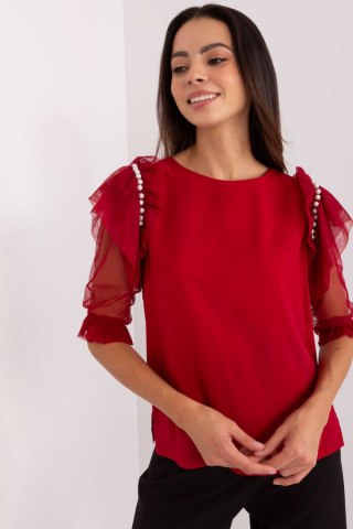 Bluzka Model LK-BZ-506682.26P Bordo - Lakerta