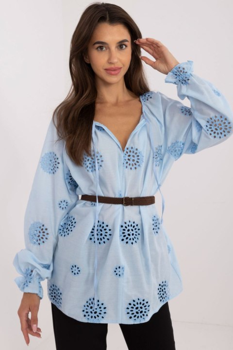 Bluzka Model LK-BZ-509747.80 Light Blue - Lakerta
