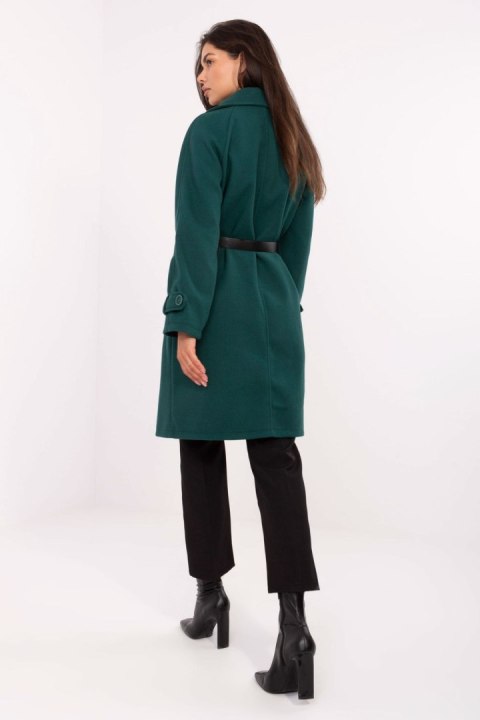 Płaszcz Damski Model IT-PL-FL5712.84 Dark Green - Rue Paris