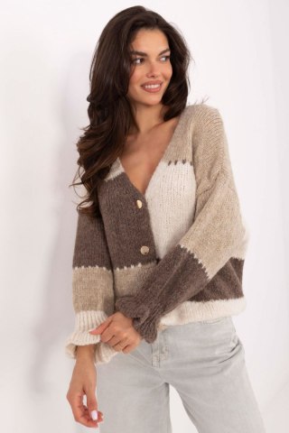 Sweter Damski Model MI-SW-0903.87 Beige - Rue Paris