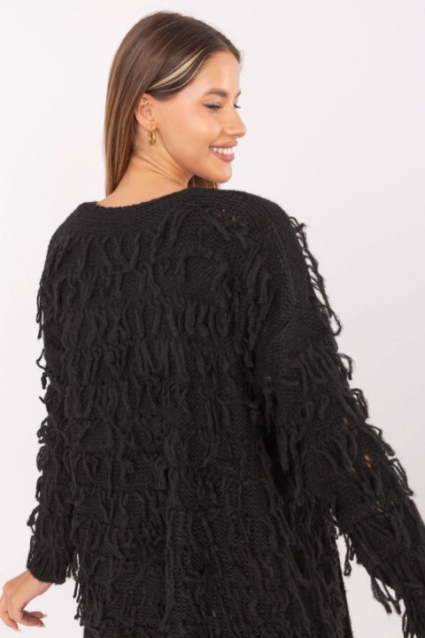 Sweter Kardigan Model MI-SW-0820.85 Black - Rue Paris