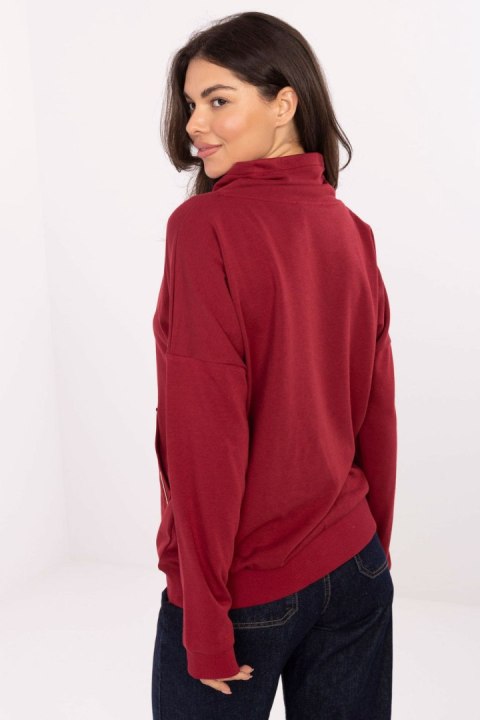 Bluza Damska Model RV-BL-A874.01P Bordo - Rue Paris