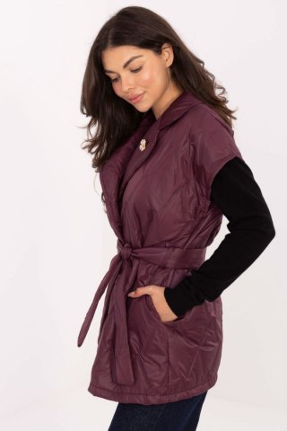 Kamizelka Model IT-KZ-FL9603.87 Bordo - Rue Paris