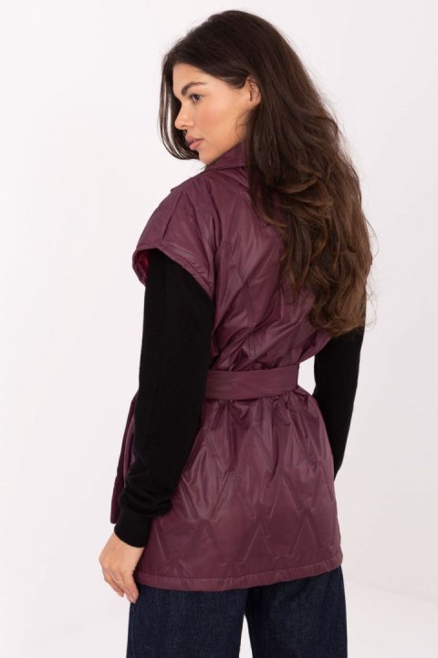 Kamizelka Model IT-KZ-FL9603.87 Bordo - Rue Paris