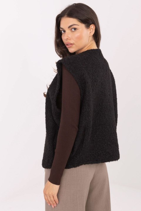 Kamizelka Model IT-KZ-FL9622.29P Black - Rue Paris