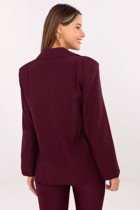 Bordo marynarka damska