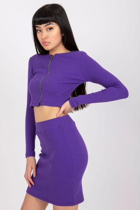 Spódnica Komplet Model RV-KMPL-7526.03 Dark Violet - Rue Paris