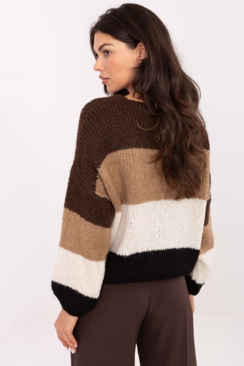 Sweter Damski Model MI-SW-0409.85 Brown - Rue Paris