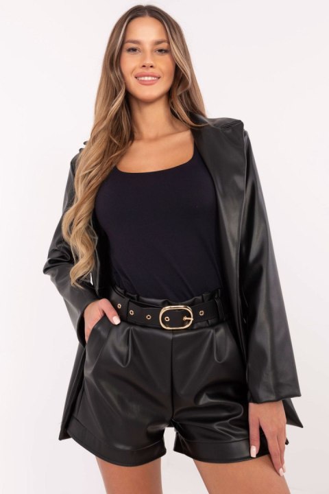 Szorty Damskie Model IT-SN-FL8701.97 Black - Rue Paris