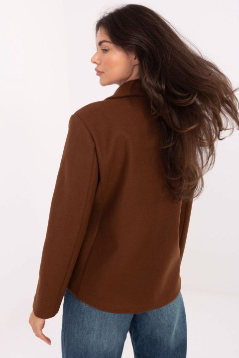 Płaszcz Damski Model IT-KR-FL9559.02P Light Brown - Rue Paris