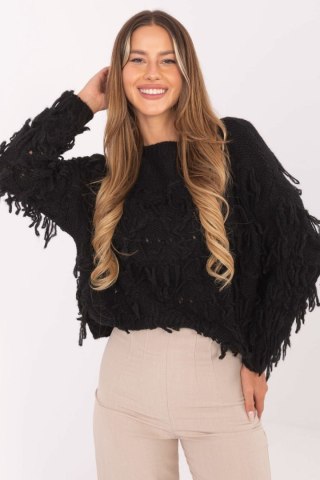 Sweter Damski Model MI-SW-2008.86 Black - Rue Paris