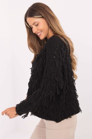 Sweter Damski Model MI-SW-2008.86 Black - Rue Paris