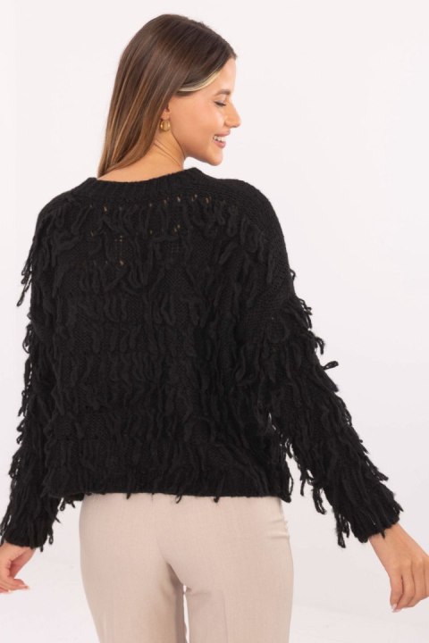 Sweter Damski Model MI-SW-2008.86 Black - Rue Paris