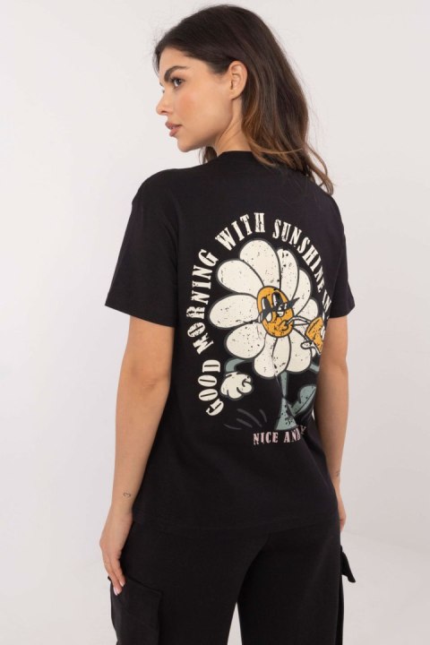 Tshirt Damski Model D12022AC02645F Black - Sublevel