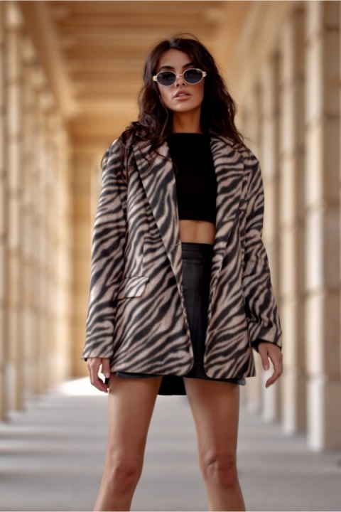 Marynarka damska w kolorze camel