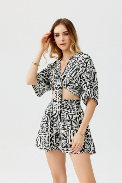 Szorty Damskie Model Vera SPD0038 W25 Black - Roco Fashion