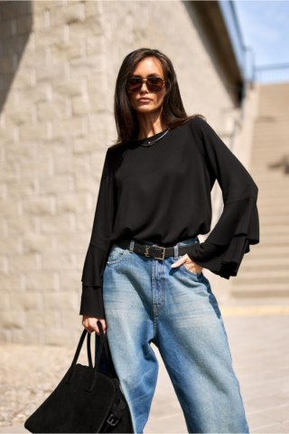 Bluzka Model Camila CZA BLU0218 Black - Roco Fashion