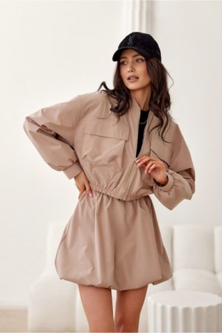 Kurtka Damska Model Paula BEZ KUR0030 Beige - Roco Fashion