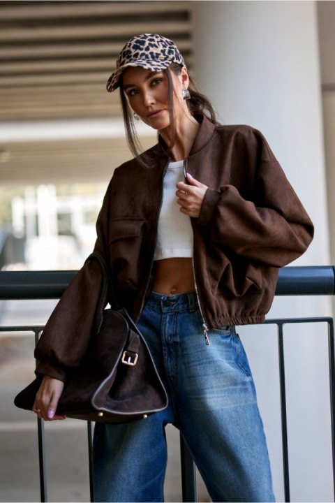 Kurtka Damska Model Vivara BRA KUR0032 Brown - Roco Fashion