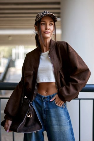 Kurtka Damska Model Vivara BRA KUR0032 Brown - Roco Fashion