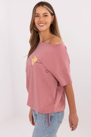 Tshirt Damski Model CLM-TS-1017.03 Dark Pink - Factory Price