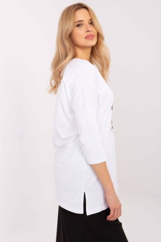 Bluzka Model CLM-BZ-0052.37 White - Factory Price