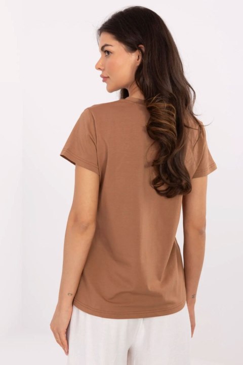 Tshirt Damski Model CLM-TS-1726.87 Light Brown - Factory Price