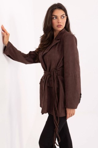 Marynarka w kolorze ciemnobrązowym