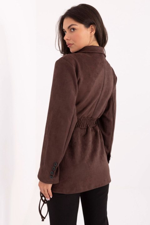 Marynarka w kolorze ciemnobrązowym