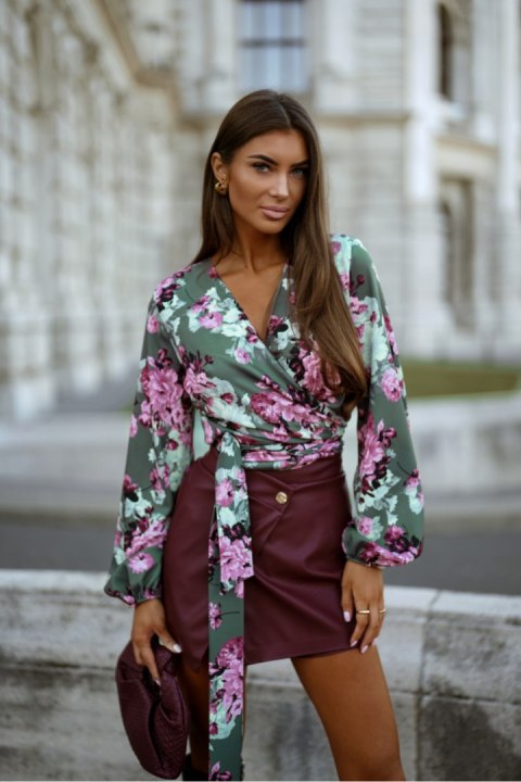 Bluzka Model Tulla 404820671 Green Blush - LaBalancia