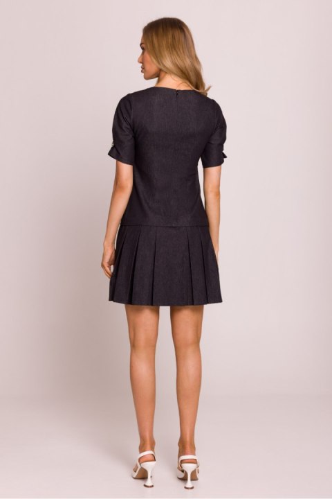 Sukienka Model MOE842 Grafit - Moe