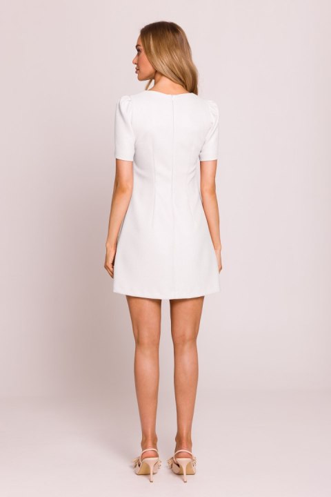 Sukienka Model MOE855 Śmietana - Moe