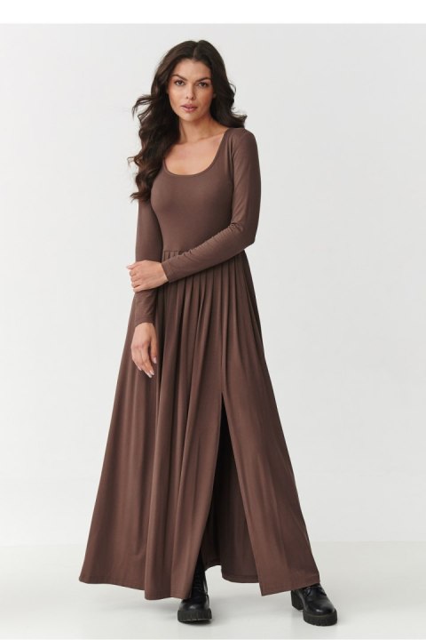 Sukienka Model M896 Czekolada - Makadamia