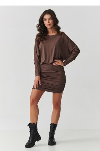 Sukienka Model M900 Czekolada - Makadamia