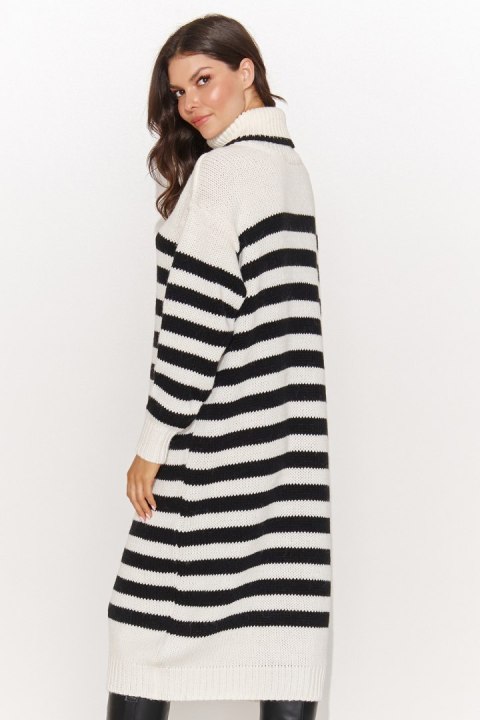 Sukienka Model NU_S98 Cream/Black - Numinou